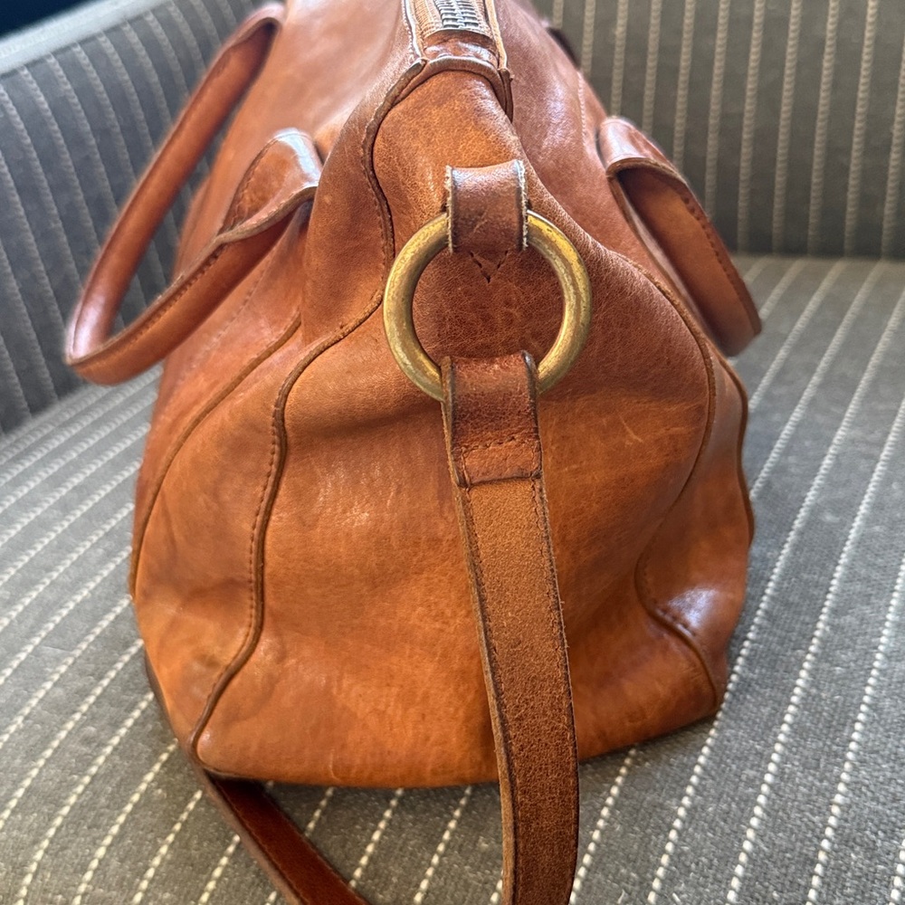 Madewell Brown Leather Satchel Crossbody Bag - Picture 4 of 12